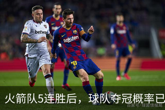 火箭队5连胜后，球队夺冠概率已更新：湖人3%，火箭9%，76人排第3